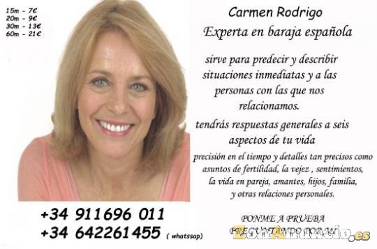 Carmen Rodrigo con la baraja española por 7€