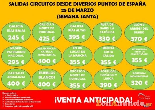 CIRCUITOS EN BUS SEMANA SANTA