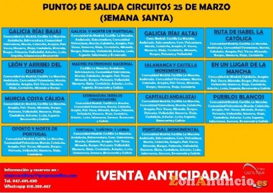 CIRCUITOS EN BUS SEMANA SANTA