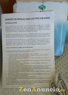 MÁQUINA - BAÑERA DE HIDROMASAJE PARA PIES