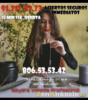 Vidente Nayara, certera, predice fechas 806 535 342