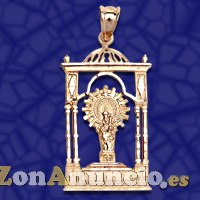 Medallas virgen pilar en oro y plata