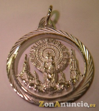Medallas virgen pilar en oro y plata