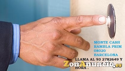 MONTE CASH TE DA SEGURIDAD Y GARANTÍA