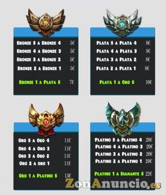 ELO BOOST BRONZE A DIAMANTe