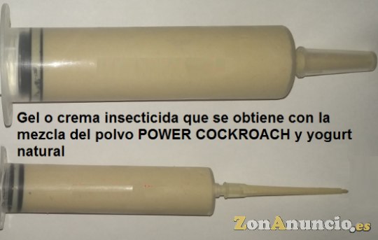 Insecticida en polvo para matar cucaracahs por ingestion