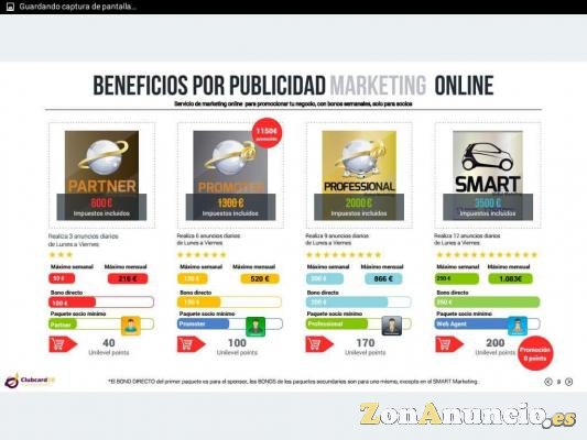 GLOBAL MARKETING SOLO PARA SOCIOS CLUBCARD10