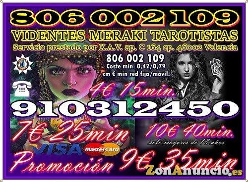 TAROTISTAS TE ESPERAN CAPACITADOS 100%