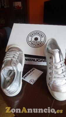 Zapatillas niña plata Pataugas 30