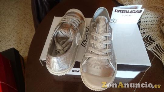 Zapatillas niña plata Pataugas 30