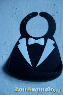 Babero de silicona