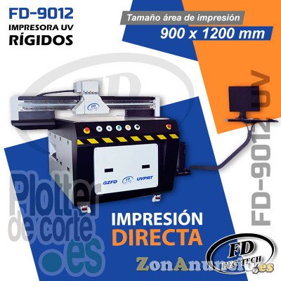 Impresora para rigidos gran formato 90x120 cm