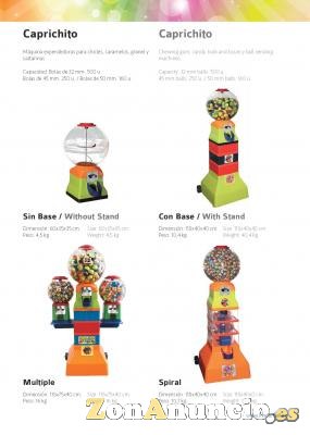 expendedora de bolas de juguetes