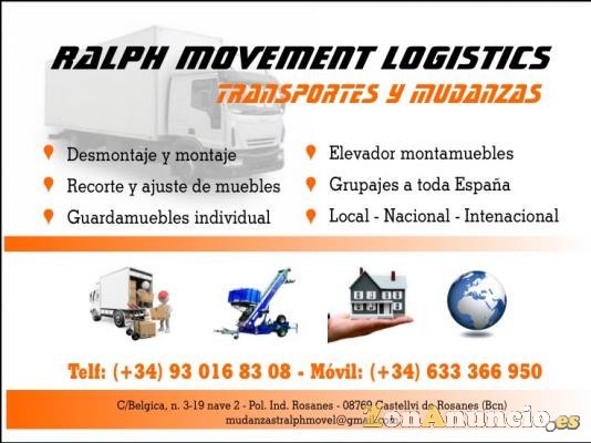 Mudanzas y guardamuebles RALPH MOVEMENT LOGISTICS,S.L