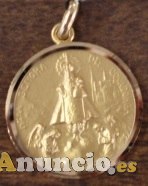 MEDALLA Y CRUZ VIRGEN DE COVADONGA EN ORO Y EN PLATA.
