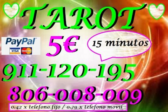 Tarot Visa /Tirada de Cartas 5 € los 15 min