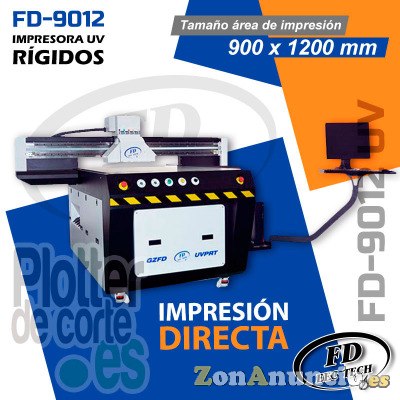 Impresora plana para rigidos 90x120 cm OFERTA LIMITADA