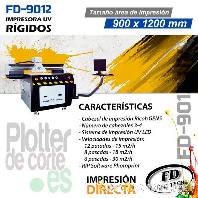 Impresora plana para rigidos 90x120 cm OFERTA LIMITADA