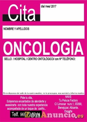 ONCOLOGIA CUPON 50 X 100 DE DESCUENTO