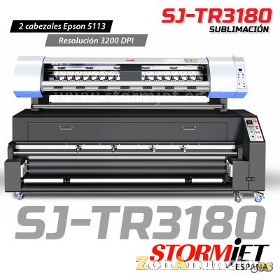Impresora de sublimacion de banderas StormJet