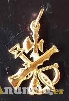 CRISTO de la LEGION en oro y plata