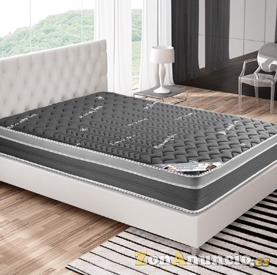 Colchón Memory Lux viscoelástica y carbono activo