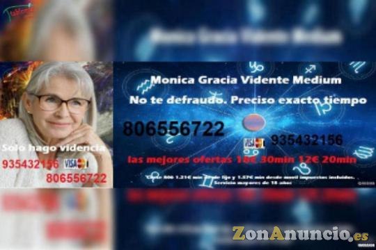 Tarot Videncia Monica Gracia. Tiempo exacto 806 556 722