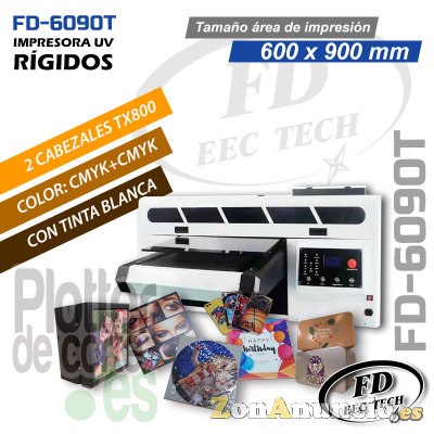 Nueva impresora UV plana de 60x90 cm profesional