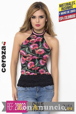 NUEVA COLECCION BLUSAS CEREZA MODA COLOMBIANA
