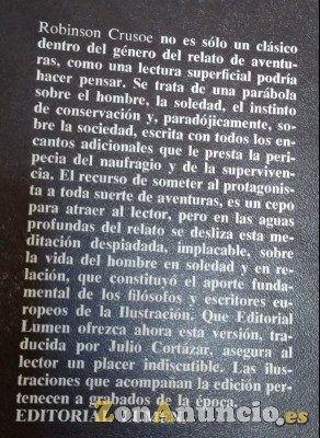 Daniel Defoe, “ROBINSON CRUSOE”