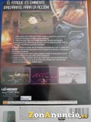 Juego de ps2 llamado FIRE Blade