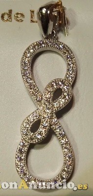 COLGANTES PULSERAS PENDIENTES INFINITO oro y plata