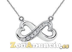 COLGANTES PULSERAS PENDIENTES INFINITO oro y plata