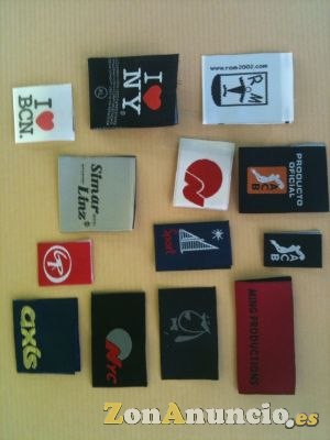 Etiquetas ropa tejidas de alta calidad