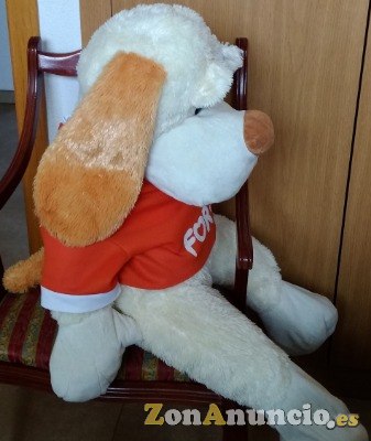 PERRO PELUCHE GRANDE. 90 CM