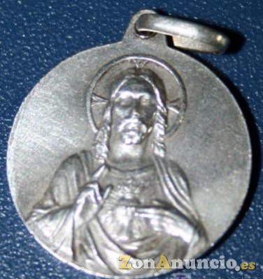 MEDALLA SAGRADO CORAZON DE MARIA EN ORO Y PLATA