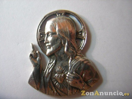 MEDALLA SAGRADO CORAZON DE MARIA EN ORO Y PLATA