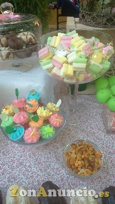 MESAS DULCES PARA BODAS, BAUTIZOS ,COMUNIONES ETC..
