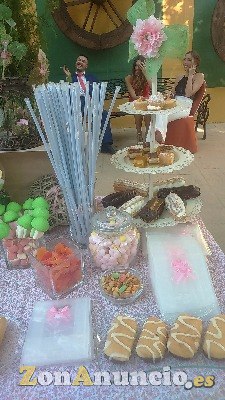 MESAS DULCES PARA BODAS, BAUTIZOS ,COMUNIONES ETC..
