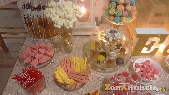 MESAS DULCES PARA BODAS, BAUTIZOS ,COMUNIONES ETC..