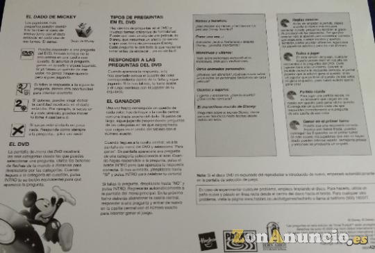 JUEGO TRIVIAL PURSUIT DISNEY DVD DE HASBRO