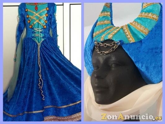vestido de fantasia medieval