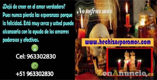 AMARRES DE AMOR, VIDENTES, LECTURAS DE CARTAS, RETORNOS