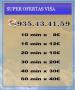 Venta Otros Servicios: TAROT ECONOMICO VISA