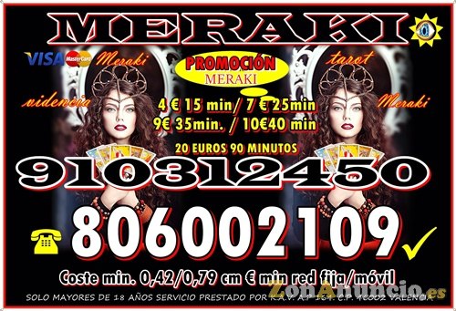 LA MEJOR TAROTISTA /TAROT/VIDENCIA 910312450/806002109