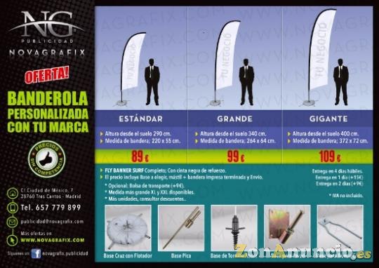 Banderolas personalizadas con tu marca
