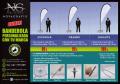 Venta Otros Servicios: Banderolas personalizadas con tu marca