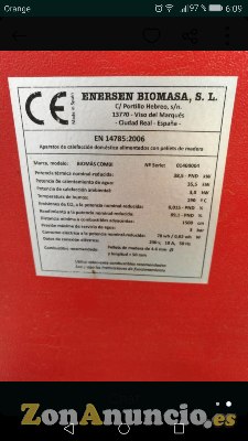 Caldera biomasa