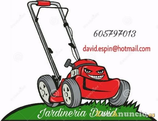 Trabajos de jardineria DAVID