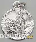 MEDALLAS SAN NICOLAS DE BARI EN ORO Y EN PLATA.